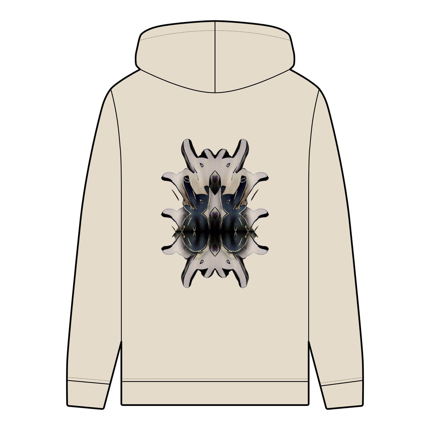 Men's Organic Hoodie with Bold Graphic Designs