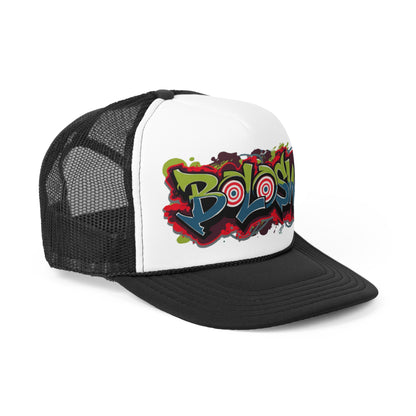 Waffiti Cap with Graphic Print