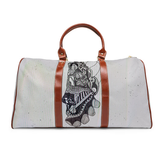 Stylish Waterproof Travel Bag with Artistic Design - Perfect for Adventurers