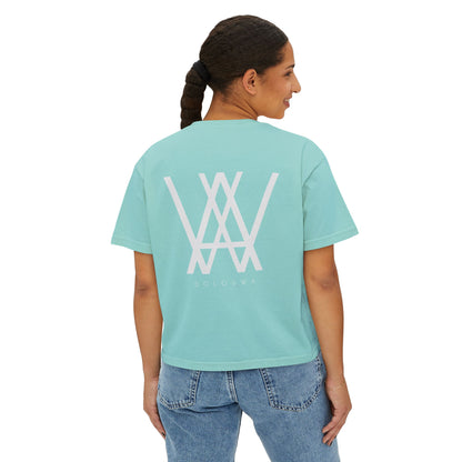 Women's wayom Tee - Heart Design with 'BOLOSWA' | Trendy Casual Wear