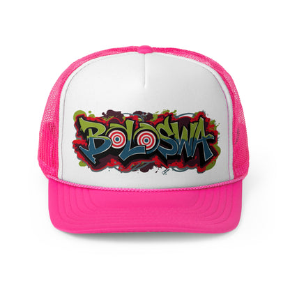 Waffiti Cap with Graphic Print