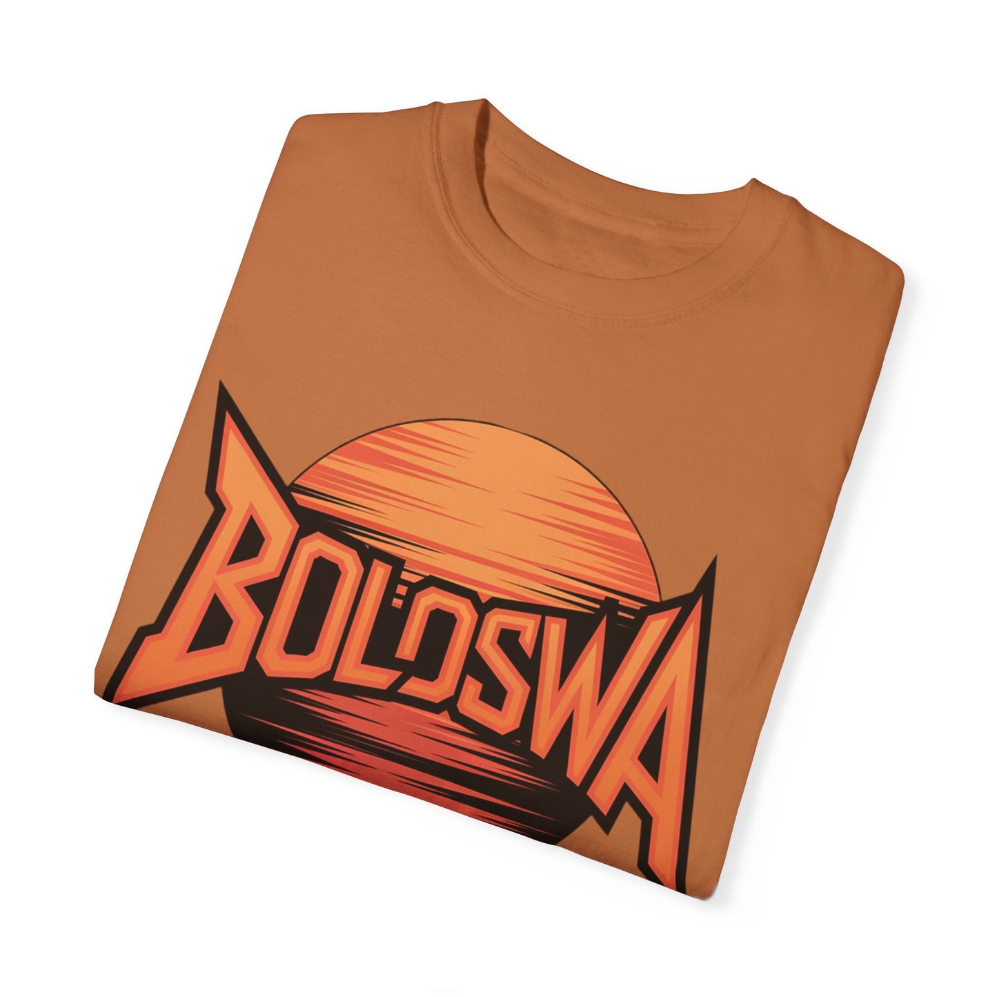 Vintage Bold Swa Unisex Garment-Dyed T-Shirt - Retro Sunset Design