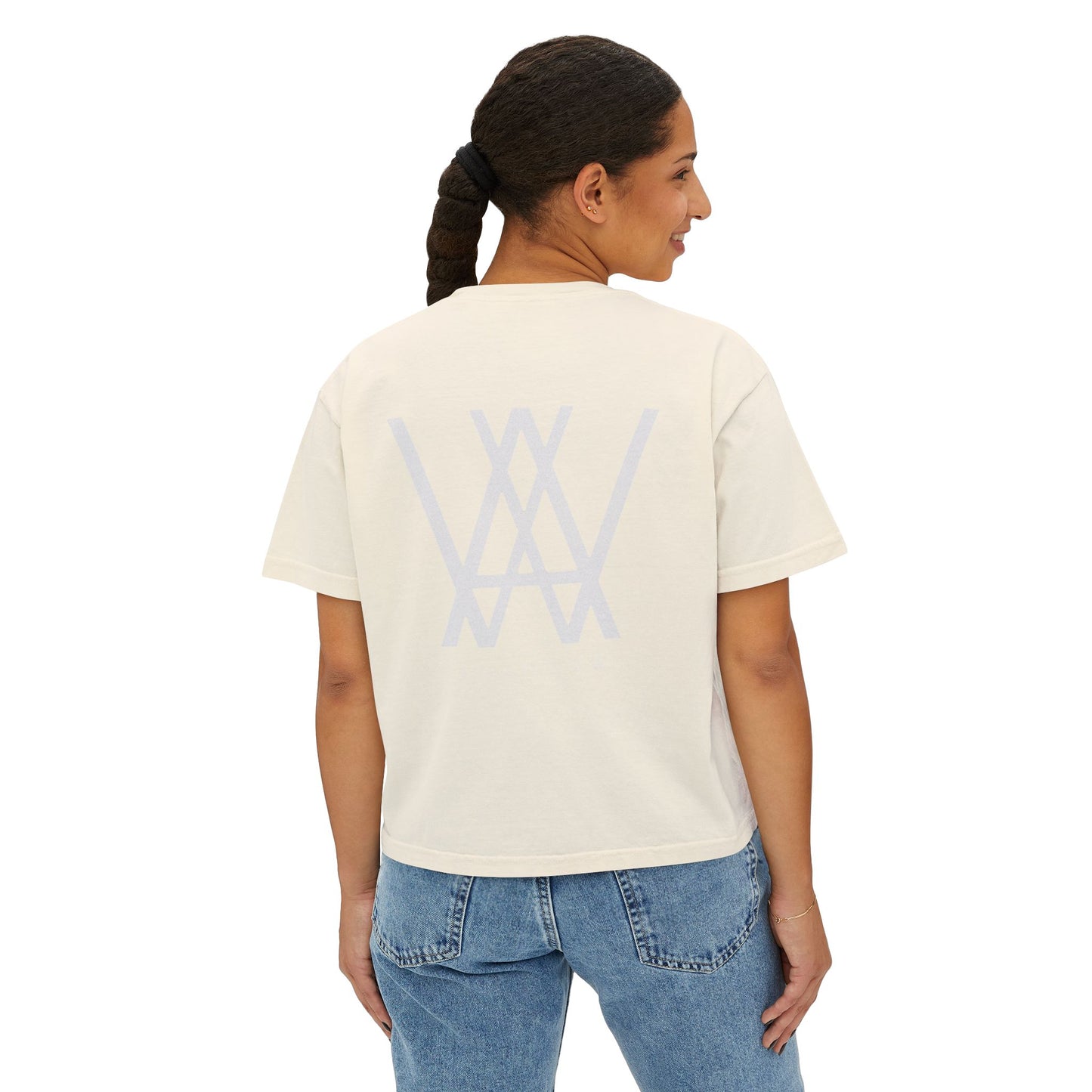 Women's wayom Tee - Heart Design with 'BOLOSWA' | Trendy Casual Wear