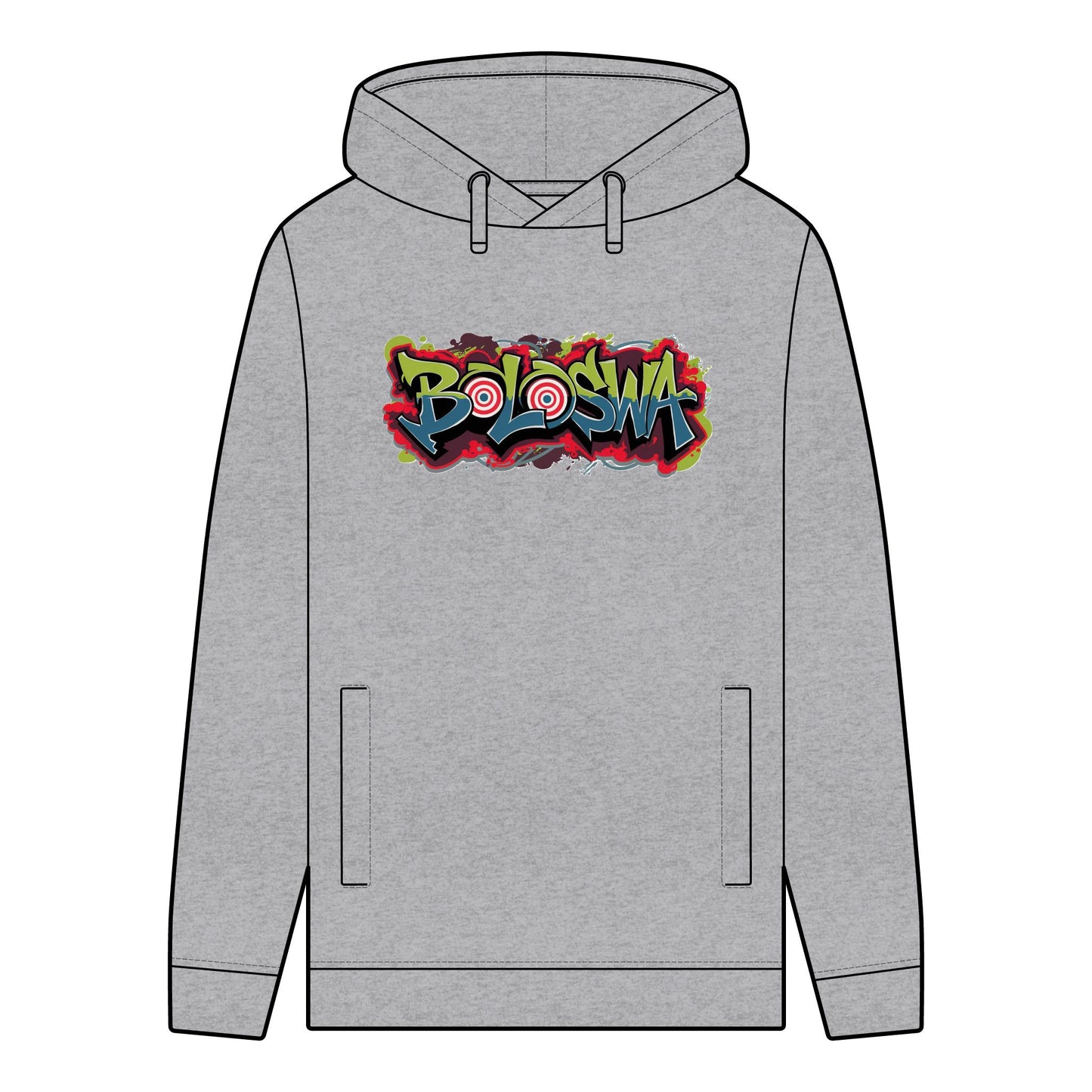 Men's Organic Hoodie with Bold Graphic Designs