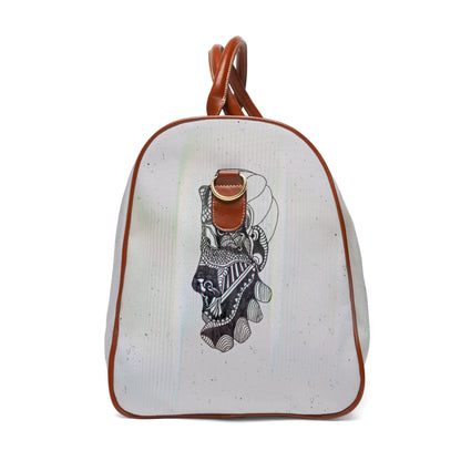 Stylish Waterproof Travel Bag with Artistic Design - Perfect for Adventurers