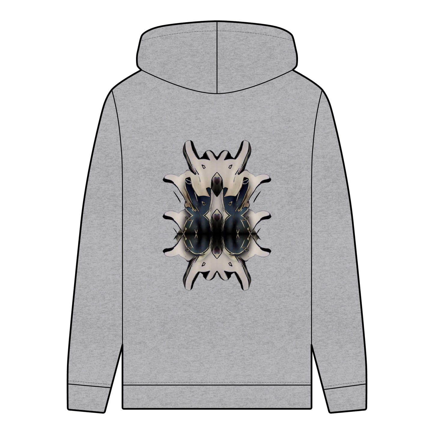 Men's Organic Hoodie with Bold Graphic Designs